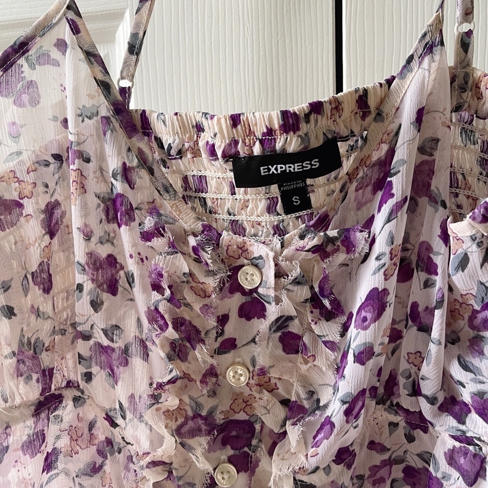 Sheer Ruffle Top - Picture 5 of 5